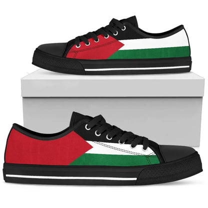 State Of Palestine Low Top Shoes Original Flag