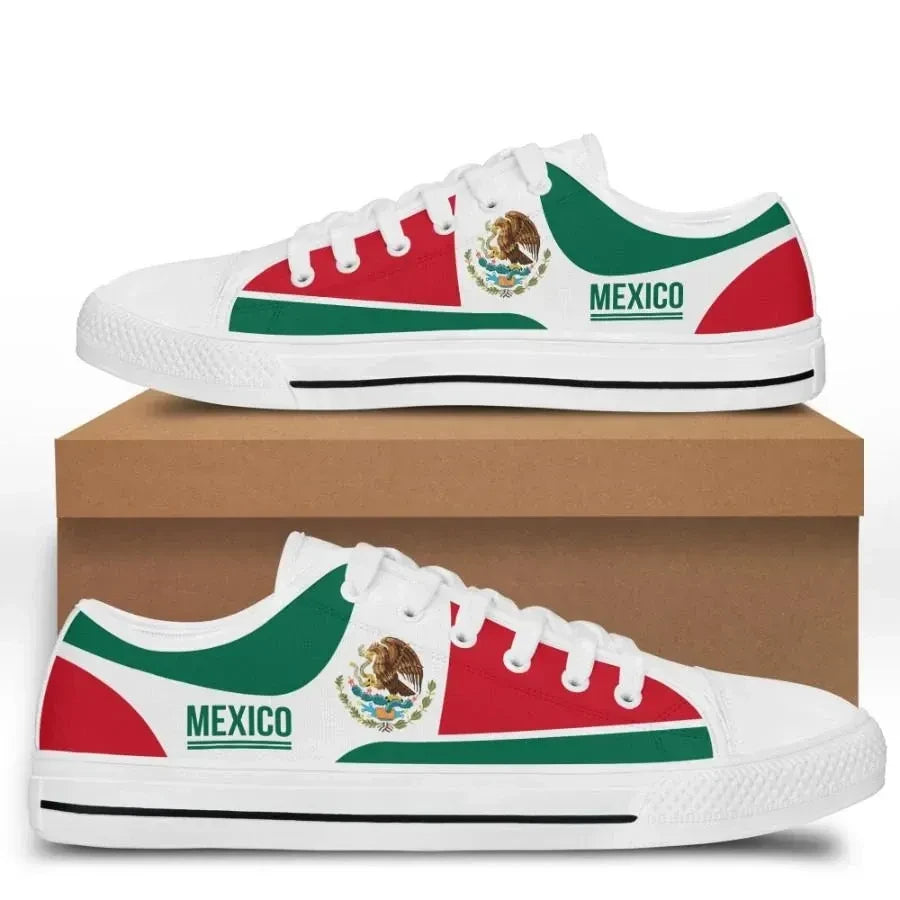 Mexico Low Top Shoe Coat Of Arms