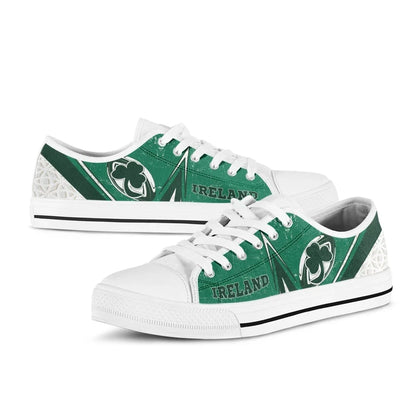 Ireland Rugby Low Top Shoes Celtic Shamrock & Rugby Ball