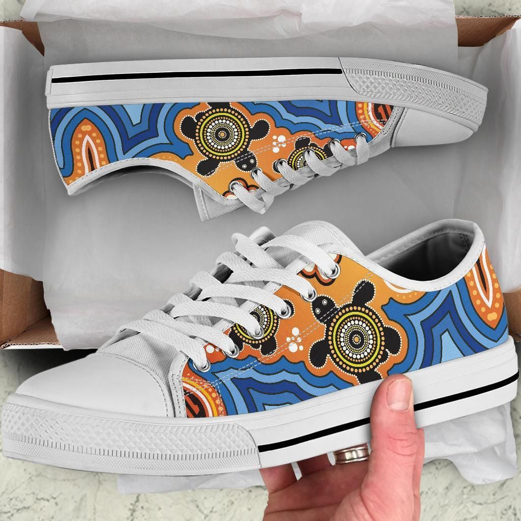 Aboriginal Low Top Shoes Indigenous Art Patterns Ver04