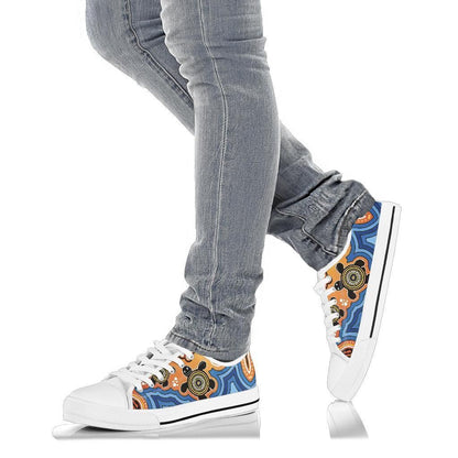 Aboriginal Low Top Shoes Indigenous Art Patterns Ver04