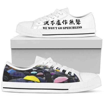 Hong Kong Low Top Shoe We Won'T Go Speechless