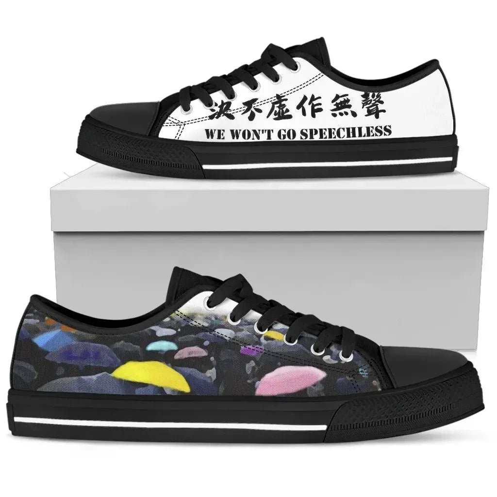 Hong Kong Low Top Shoe We Won'T Go Speechless
