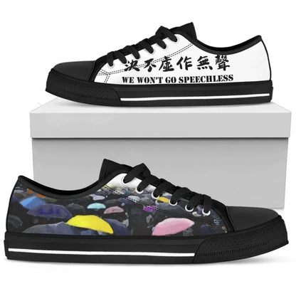 Hong Kong Low Top Shoe We Won'T Go Speechless