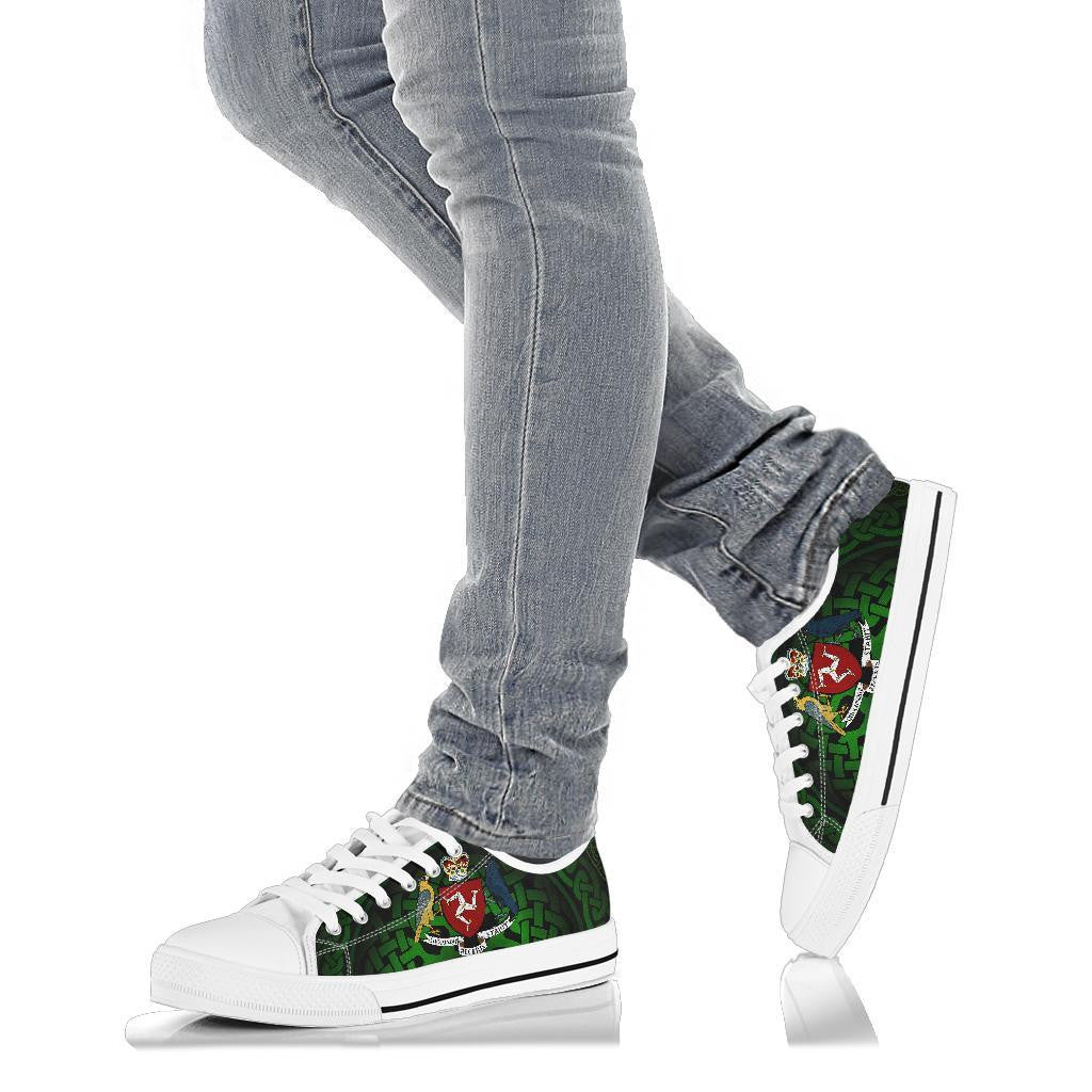 Celtic Low Top Shoes Isle Of Man Celtic Coat Of Arms