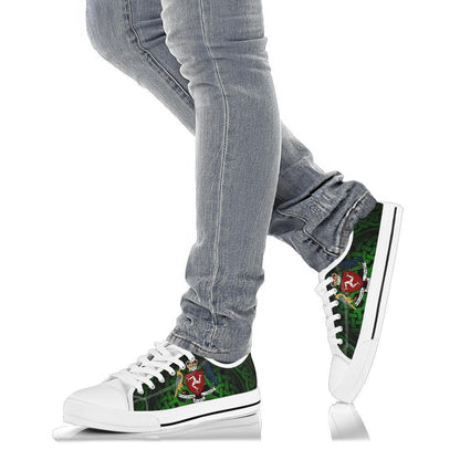 Celtic Low Top Shoes Isle Of Man Celtic Coat Of Arms
