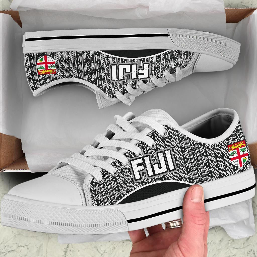 Fiji Low Top Shoes Tapa Pattern Sport Style