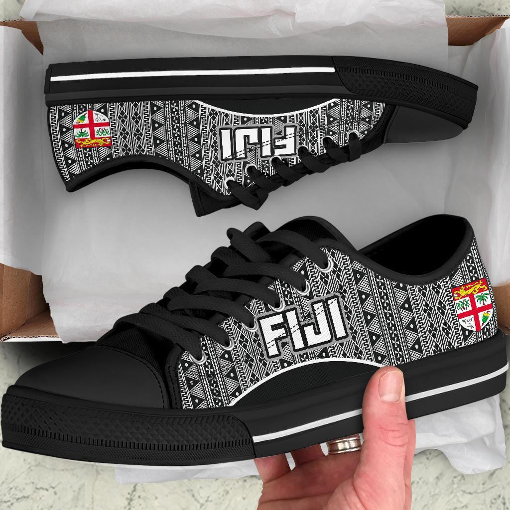 Fiji Low Top Shoes Tapa Pattern Sport Style