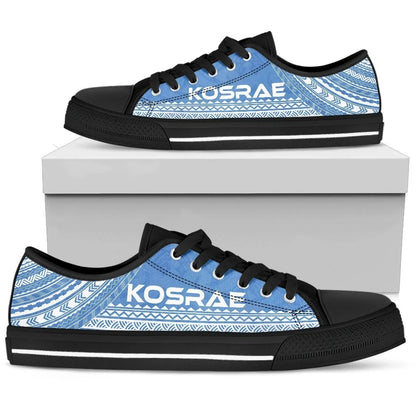 Kosrae Low Top Shoes Polynesian Flag Chief Version