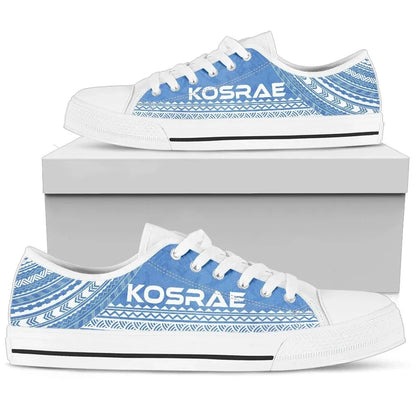 Kosrae Low Top Shoes Polynesian Flag Chief Version