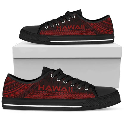 Hawaii Low Top Shoes Polynesian Red Chief Version