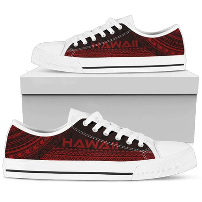 Hawaii Low Top Shoes Polynesian Red Chief Version