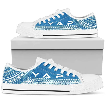 Yap Low Top Shoes Polynesian Flag Chief Version