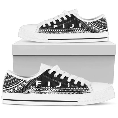 Fiji Low Top Shoes Polynesian Black Chief Version
