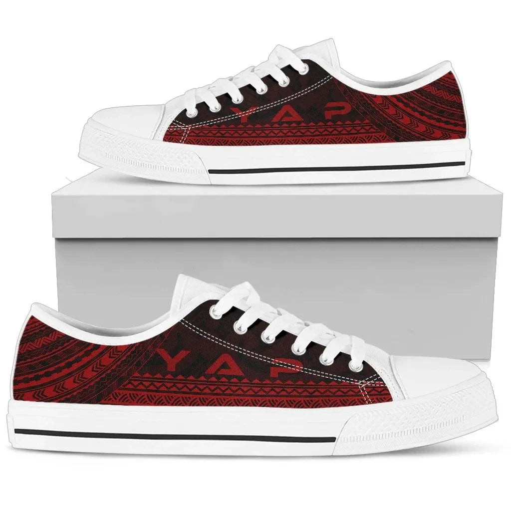 Yap Low Top Shoes Polynesian Red Chief Version