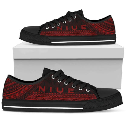 Niue Low Top Shoes Polynesian Red Chief Version