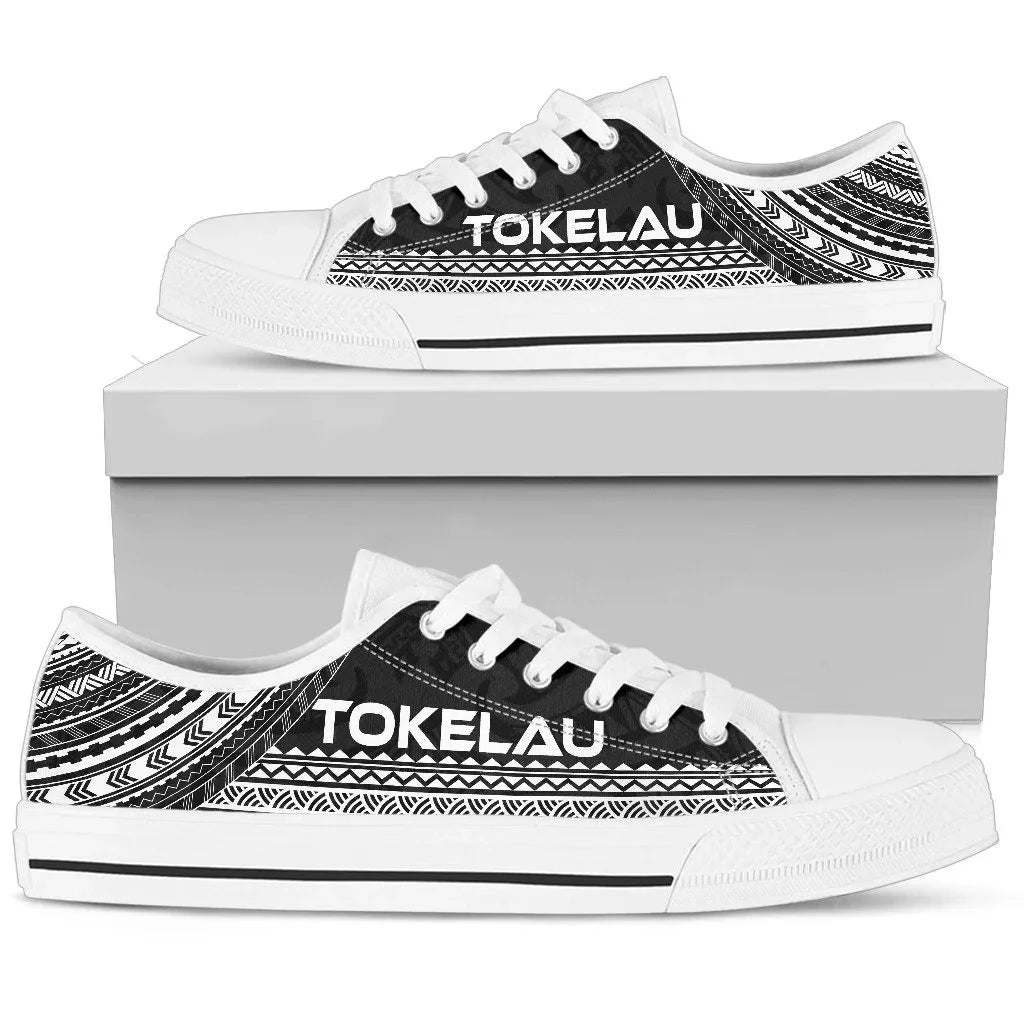 Tokelau Low Top Shoes Polynesian Black Chief Version