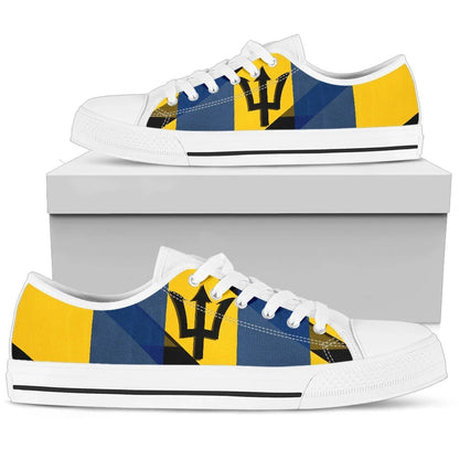 Barbados Low Top Shoes Plaid Style