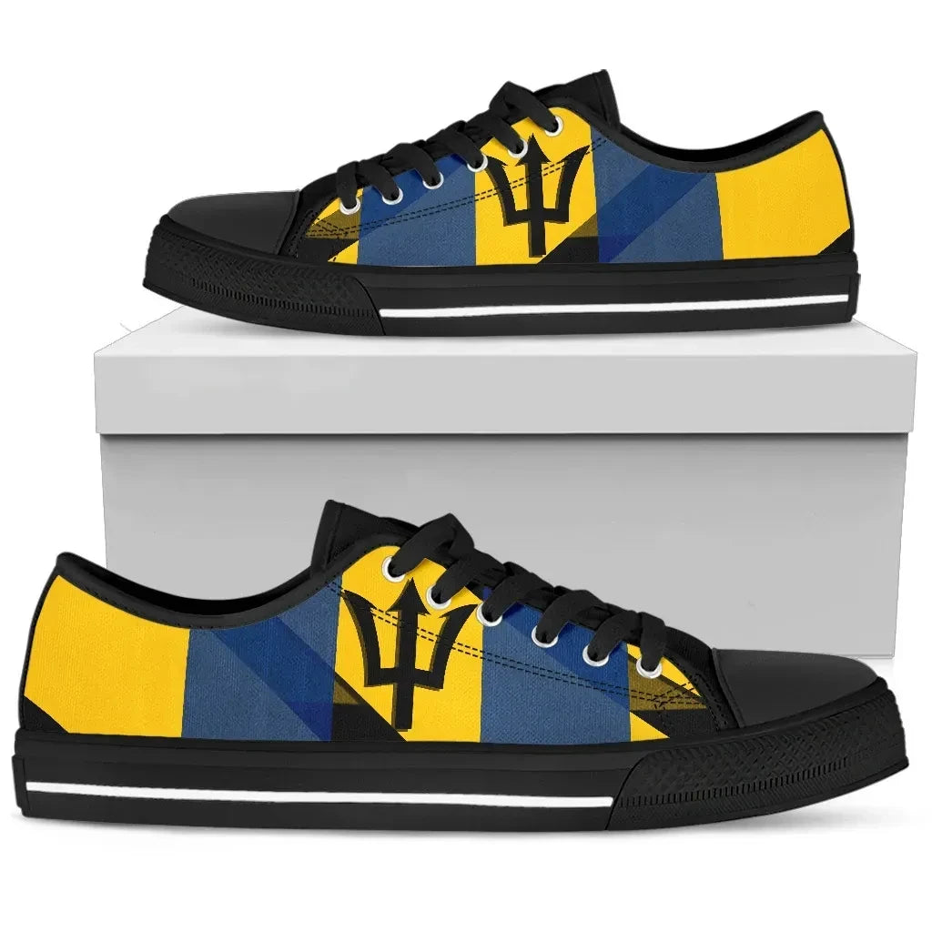 Barbados Low Top Shoes Plaid Style
