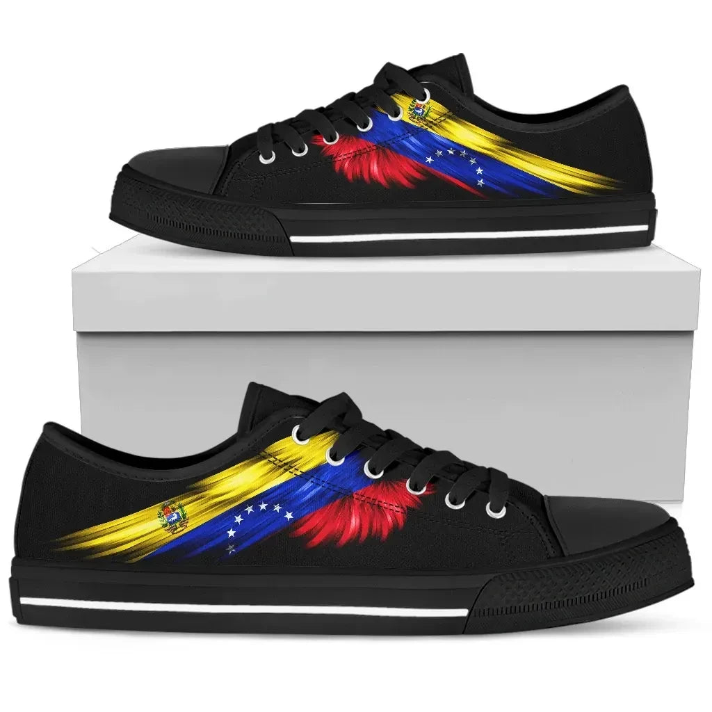 Flag Of Venezuela Wing Low Top Shoes Women/Men