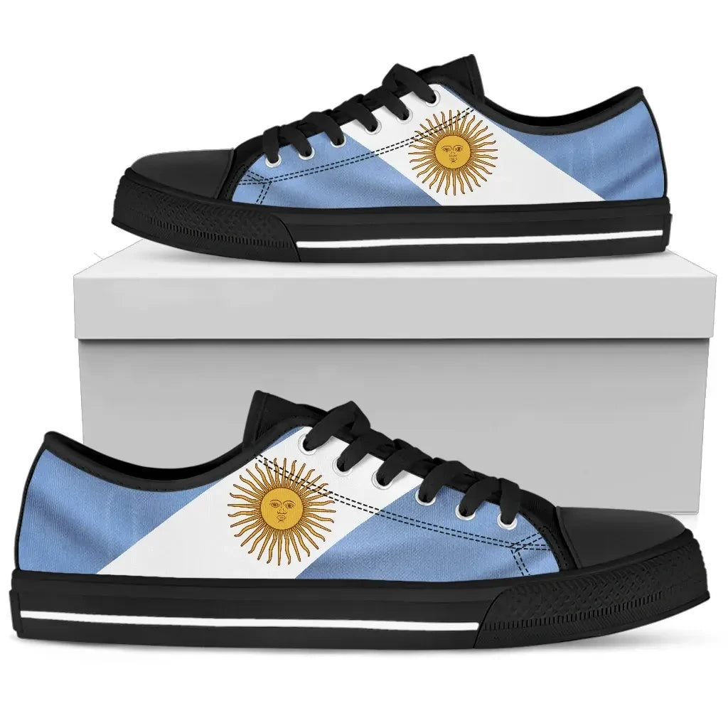 Argentina Waving Flag Low Top Shoes