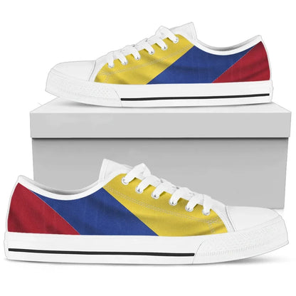 Colombia Waving Flag Low Top Shoes