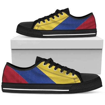 Colombia Waving Flag Low Top Shoes