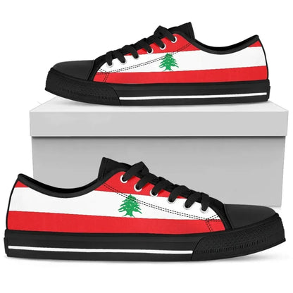Lebanon Low Top Shoes Original Flag