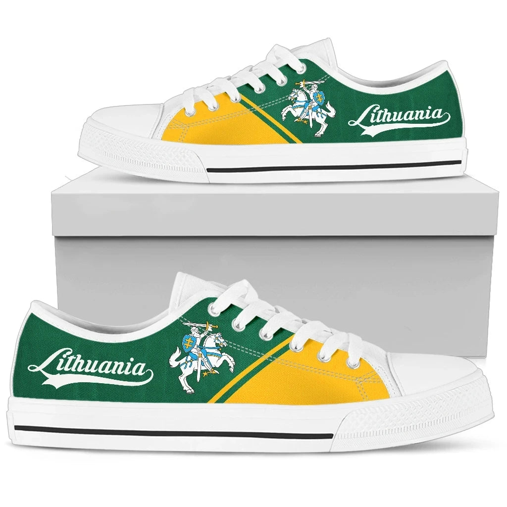Lithuania Rising Low Top Shoes