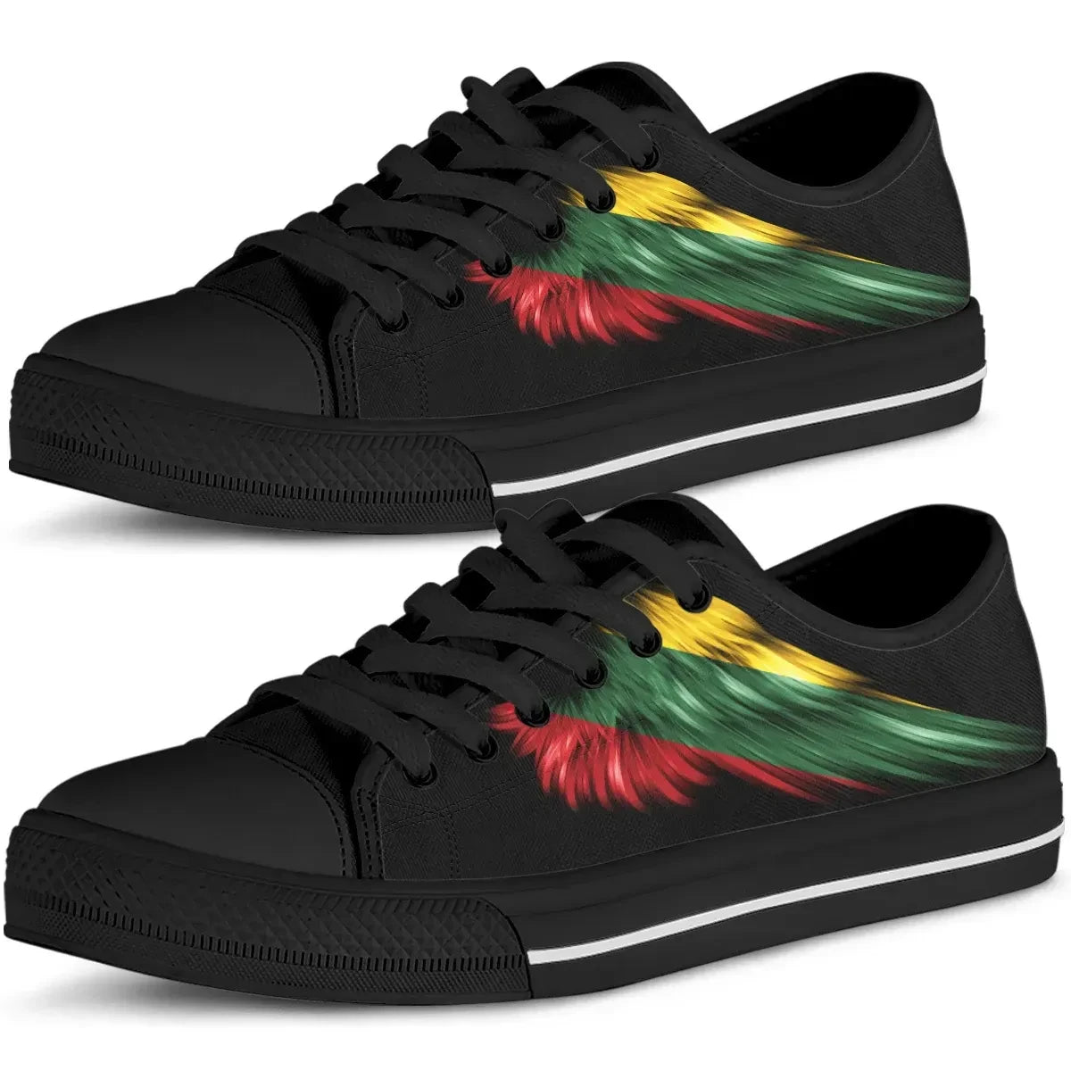 Lithuania Wing Low Top Shoes Women/Men