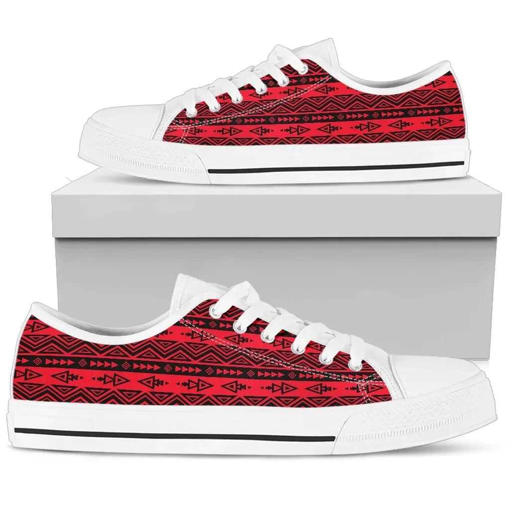 Mexico Aztec Pattern 03 Low Top Shoes