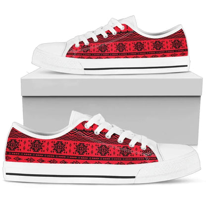 Mexico Aztec Pattern 04 Low Top Shoes