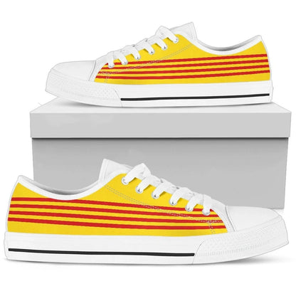 Catalonia Low Top Shoes Senyera Flag