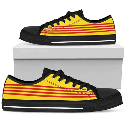 Catalonia Low Top Shoes Senyera Flag
