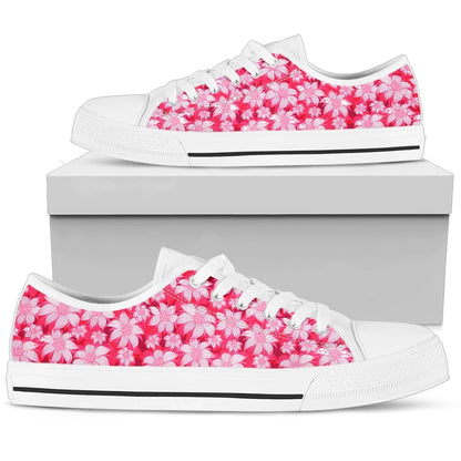 Edelweiss Pattern Women Low Top Shoes