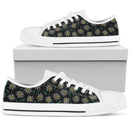 Switzerland Edelweiss Low Top Canvas Shoes