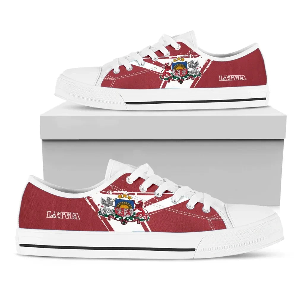 Latvia Low Top Shoes Latvia Pride