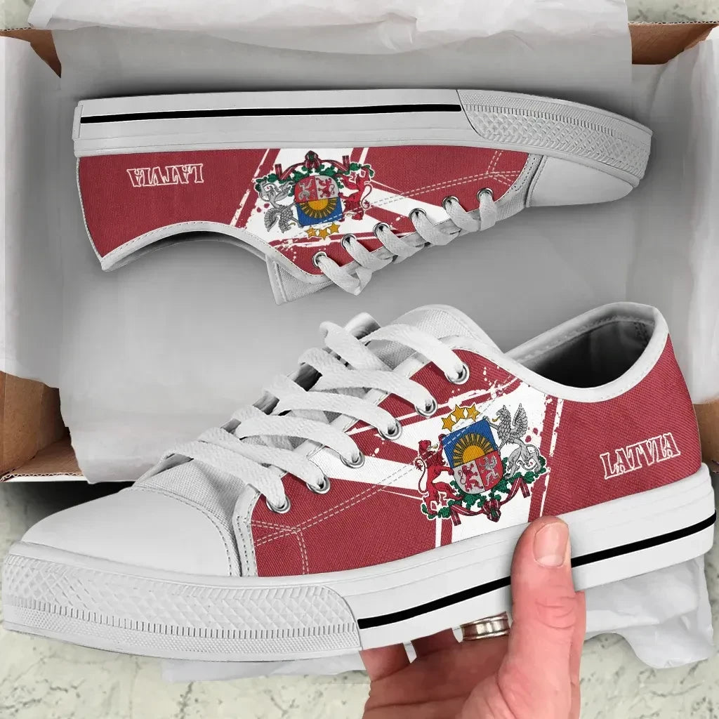 Latvia Low Top Shoes Latvia Pride