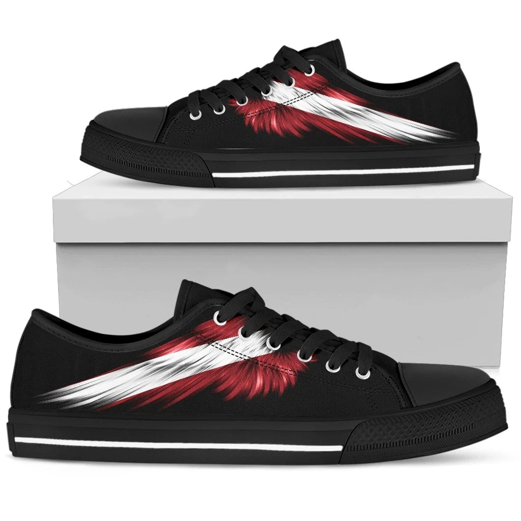 Latvia Wing Low Top Shoes Women/Men