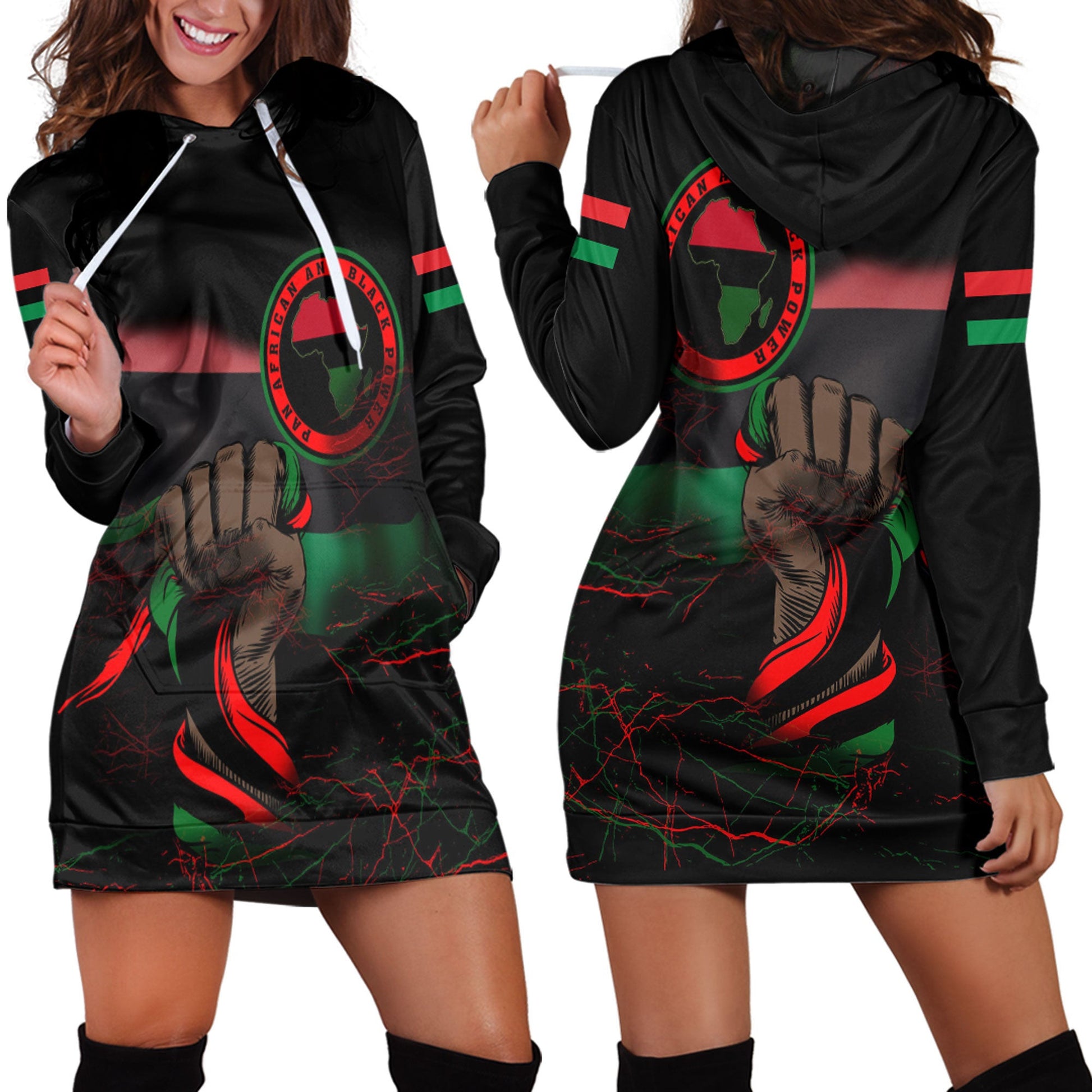 Hoodie Dress Pan Africanism And Black Power
