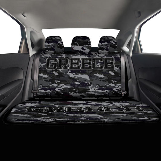 Greece Car Seat Covers Special Dark Camouflage Not Dirty