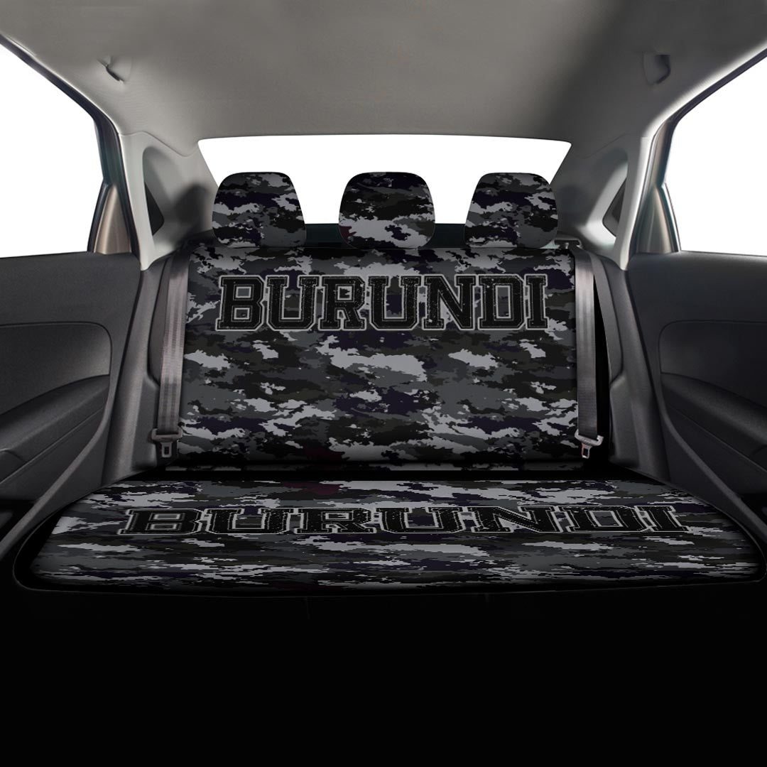 Burundi Car Seat Covers Special Dark Camouflage Not Dirty