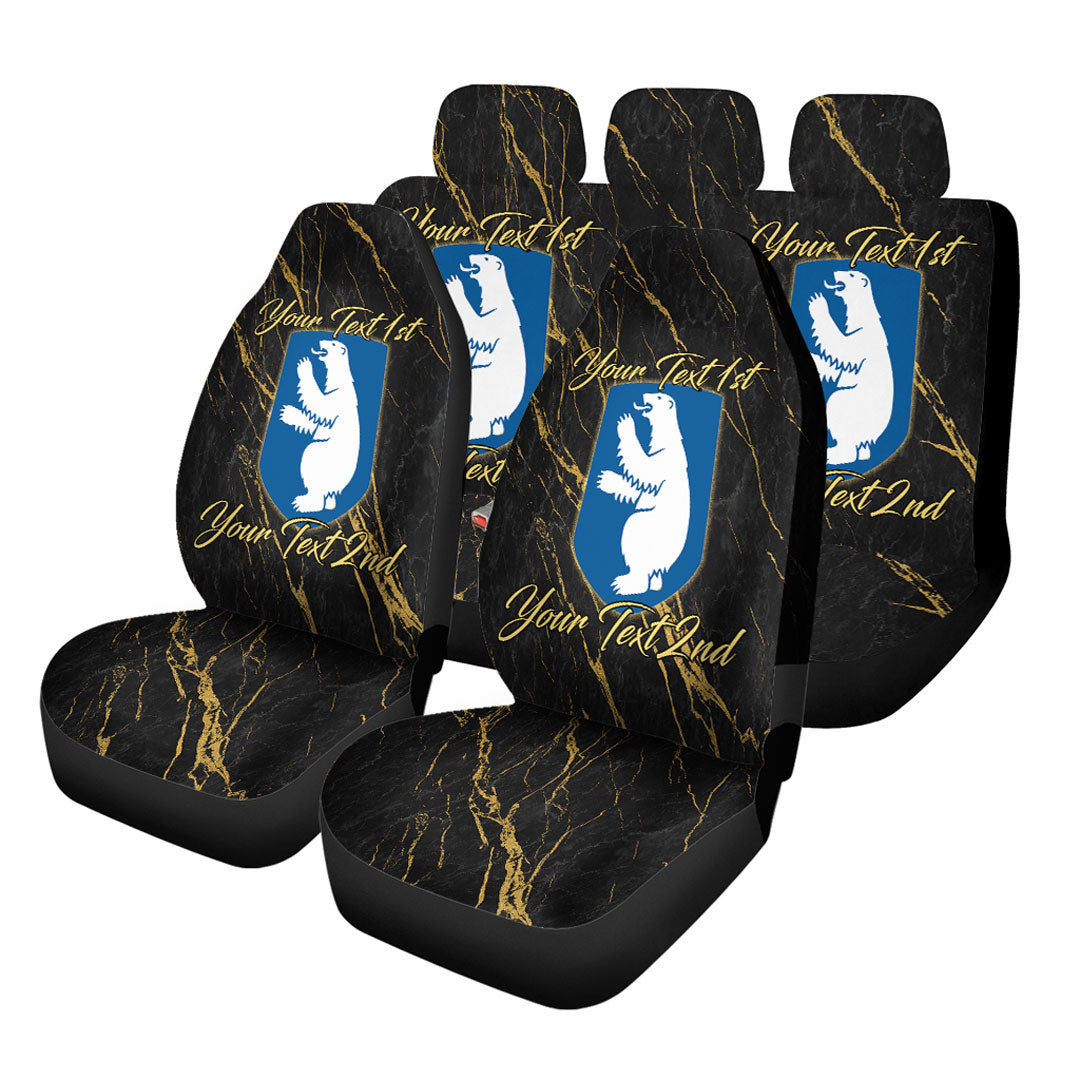 Greenland Car Seat Covers Luxury Marble Style Car Accessories