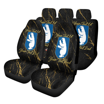 Greenland Car Seat Covers Luxury Marble Style Car Accessories