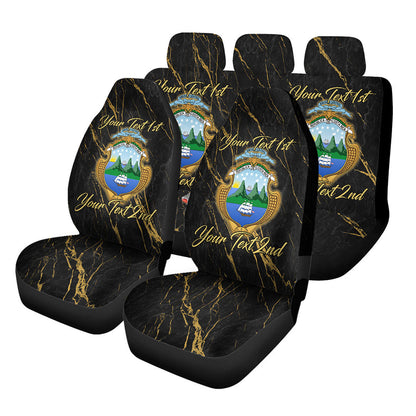Costa Rica Car Seat Covers Luxury Marble Style Car Accessories