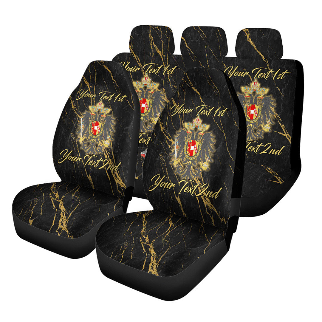 Austrian Empire Car Seat Covers Luxury Marble Style Car Accessories