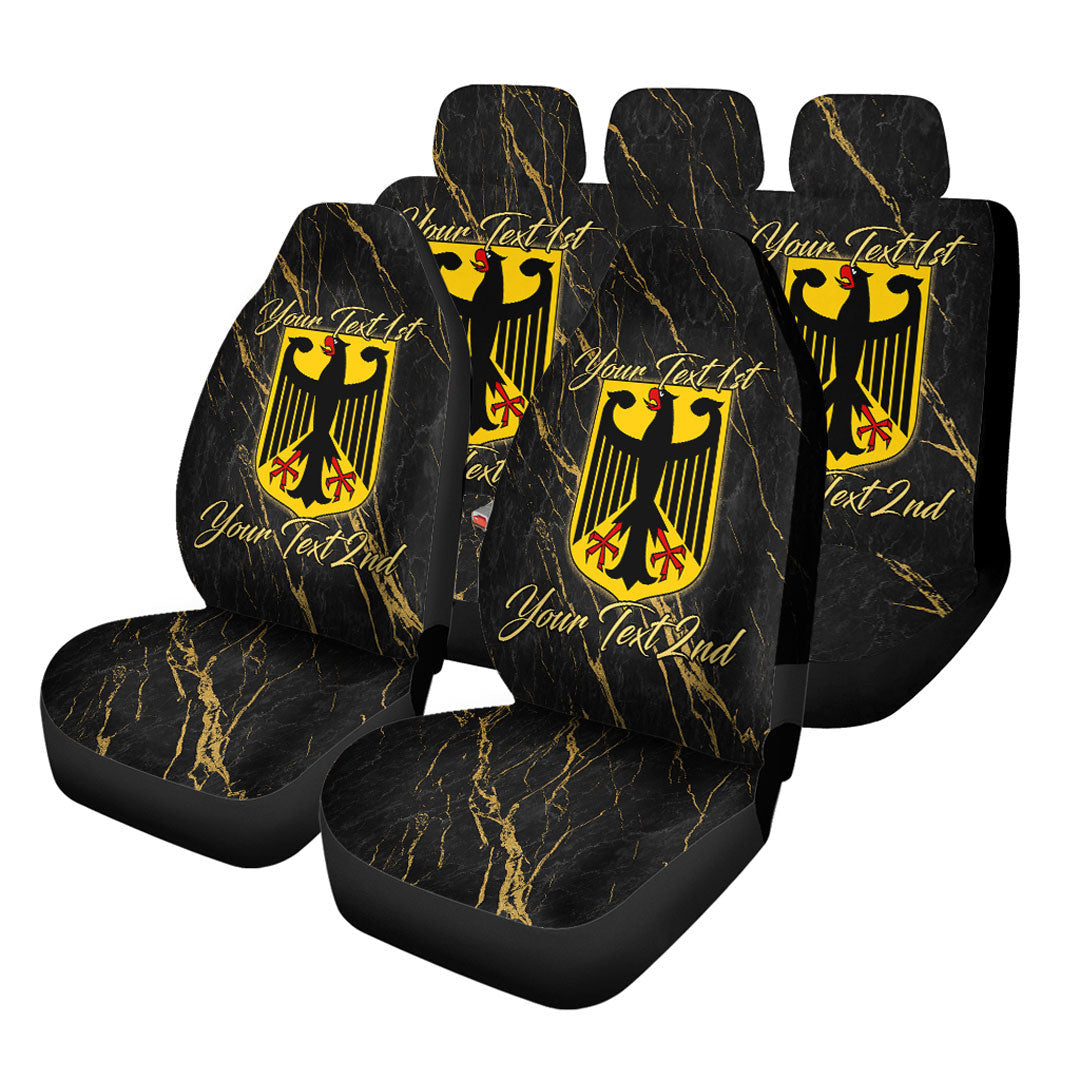 Germany Car Seat Covers Luxury Marble Style Car Accessories