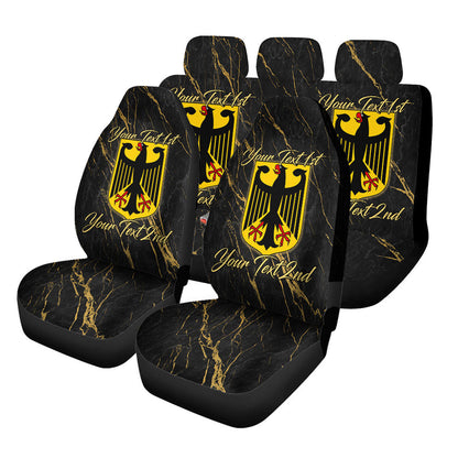 Germany Car Seat Covers Luxury Marble Style Car Accessories