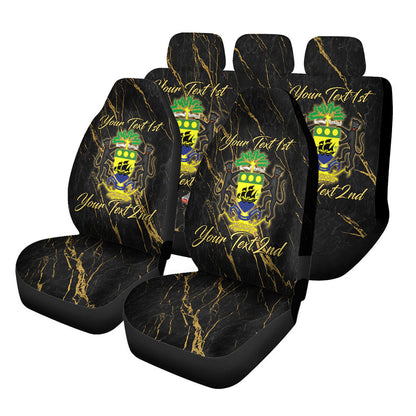 Gabon Car Seat Covers Luxury Marble Style Car Accessories