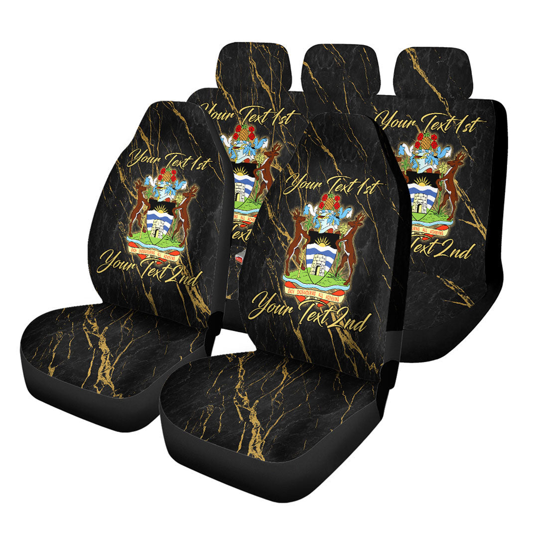 Antigua And Barbuda Car Seat Covers Luxury Marble Style Car Accessories